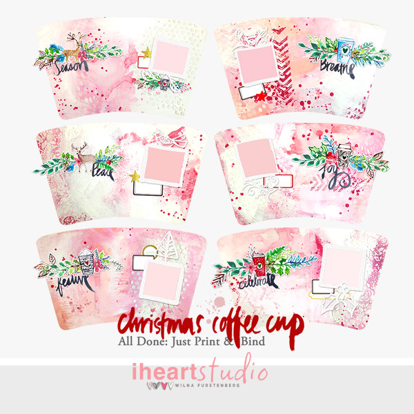 Red Coffee Cup Album: Just Print