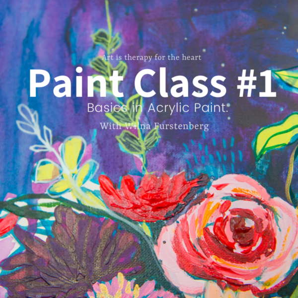 Paint Class #1: Acrylic paints.