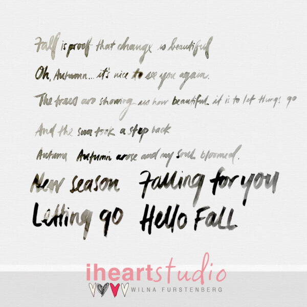 Mini Class: Falling Collection. - Image 4